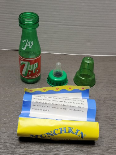 Vintage Seven Up Baby Bottle NEW - Picture 1 of 21