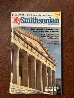 My Smithsonian Museum Guidebook/Maps Booklet Washington DC Tourist Souvenir