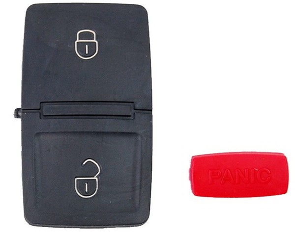 2 Tasten + Panik Reparatur Klappbar Flip Key Fernbedienung FüR Volkswagen Bor...-image