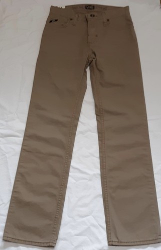 Vans "Off The Wall" Boy's Slimbo Fit Size 14 Tan/Dirt Straight Leg Jeans- NWT - Picture 4 of 5