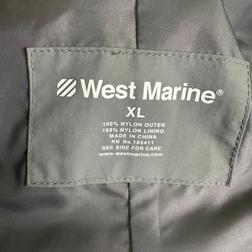 West Marine womens Third Reef Jacket XL Red Weatherproof Hooded Boating - Picture 4 of 17