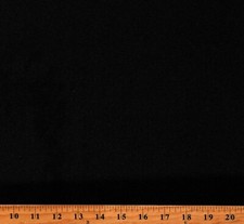 Genuine Malden Black Solid Polar Fleece Fabric by the Yard A621.22