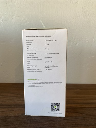 New iSmartAlarm Satellite Siren AS3 110db Adjustable Volume Alexa Compatible - Picture 2 of 5