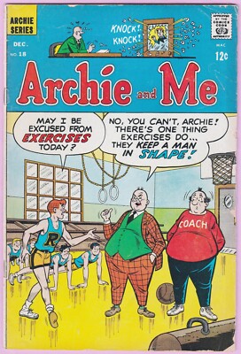 Archie and Me December 1967 #18 Comic Book  Archie Comic Publications
