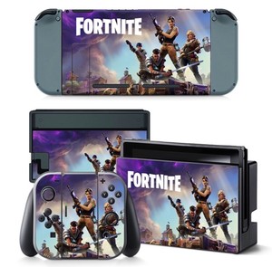 Nintendo Switch Skin Wrap For Console Joy Cons Dock Vinyl - image is loading nintendo switch skin wrap for console joy cons