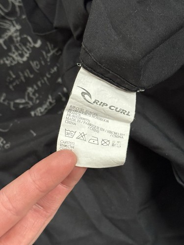 Camisa estilo surf Rip Curl L abotonada manga larga surf ropa de calle vintage - Imagen 12 de 16