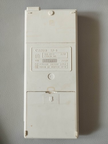 calculatrice d'imprimante de poche Canon TP-8. En très bon état propre - Photo 5/6