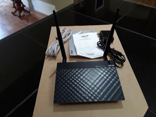 Asus Wireless Router RT N12 Wi Fi Internet Cable Home Networking Electronics