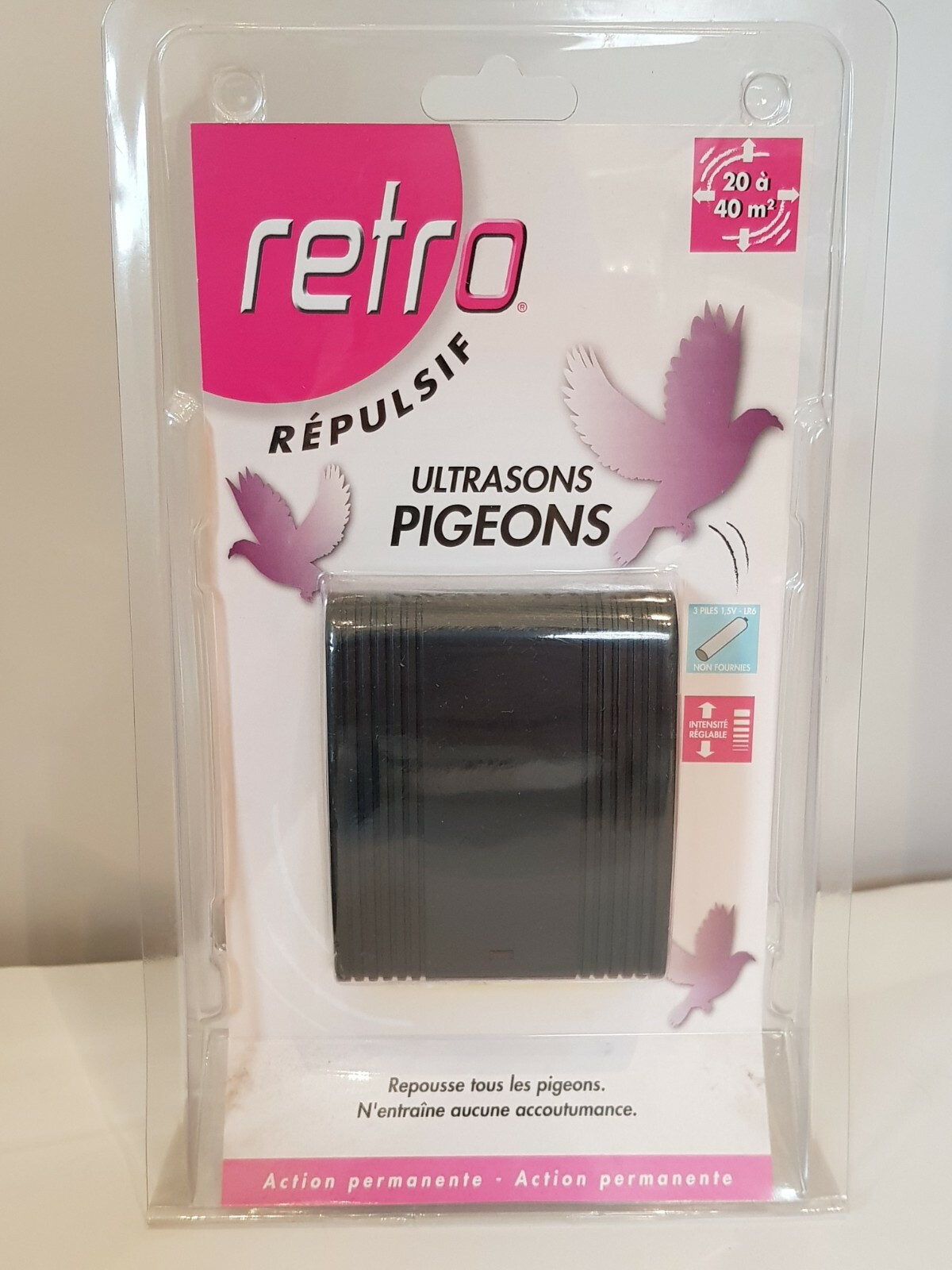 Répulsif ultrason pigeon extérieur et anti oiseau pour toit et façade