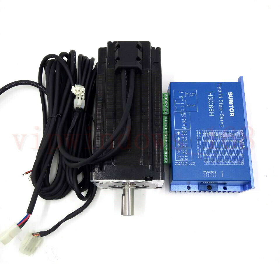 NEMA34 12.5NM Closed-loop Stepper Motor Hybrid Servo Driver &Power