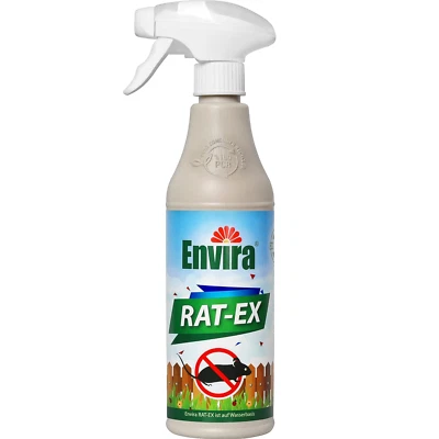 Envira Rat-Ex Ratten- & Mäuseabwehr Spray, 500 Ml - Ratten, Mäuse & Nagetiere