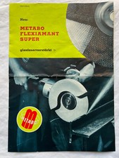 Prospekt / Faltblatt von METABO Flexiamant Super ca. 1970, ORIGINAL