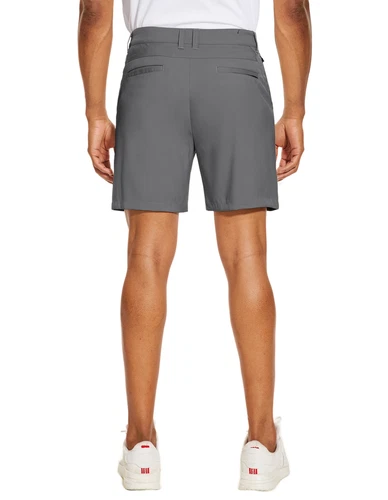 Pantalones cortos de golf ligeros para hombre 15 colores bolsillos delanteros planos pantalones flexibles de secado rápido - Imagen 32 de 51