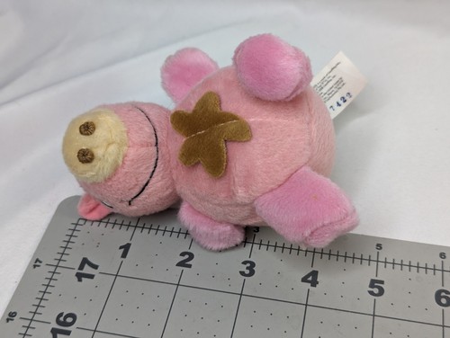 Juguete de peluche Sizzlin Cool Pink Pig Ball de 4,5 pulgadas rosa Toys R Us 2008 - Imagen 8 de 8