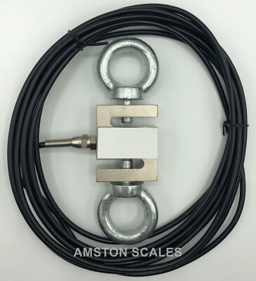 500 LB STAINLESS STEEL S-TYPE LOAD CELL HANGING CRANE SCALE TENSION COMPRESSION''
