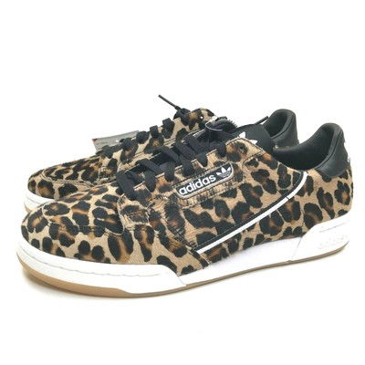 adidas originals continental 80 sneakers in leopard print