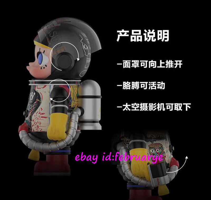 POP MART MEGA SPACE MOLLY Jean-Michel Basquiat 400% Action POP MART MEGA SPACE MOLLY Jean-Michel Basquiat 400% Action
