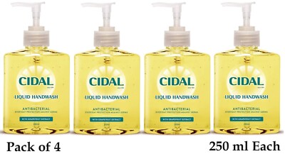 4 x CIDAL flüssige antibakterielle Handwäsche mit Traubenfruchtextrakt je 250 ml