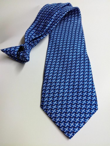 Clip On Tie / Tie 100% Silk Scotland Flags Saltire Whisky CLEARENCE !! - Imagen 14 de 16