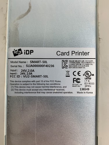 Impresora térmica profesional de tarjetas de identificación IDP SMART-50 L probada con problemas de laminador - Imagen 15 de 16