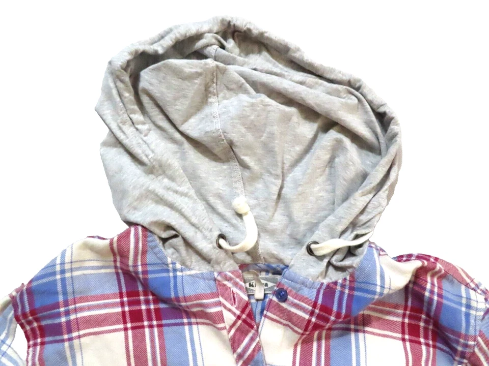 Kirra Manga Larga Cuadros Cálida Sudadera Polar Sudadera con Capucha Mujer Med M Foto 2 de 4