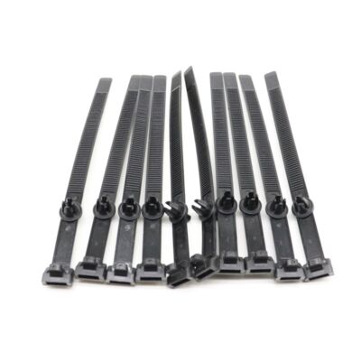 10Pcs Nylon Push Mount Cable Wire Tie Clip 160mm For Mercedes Benz 114-997-02-90