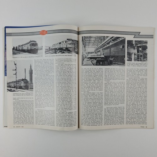 Trains Magazine Trains Model Man Amtrak Cave Railroading Vintage January 1986 - Picture 14 of 16