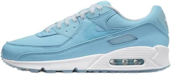 Мужские кроссовки Nike Air Max 90 Blue Chill/Сине-белые (FD0734 442)