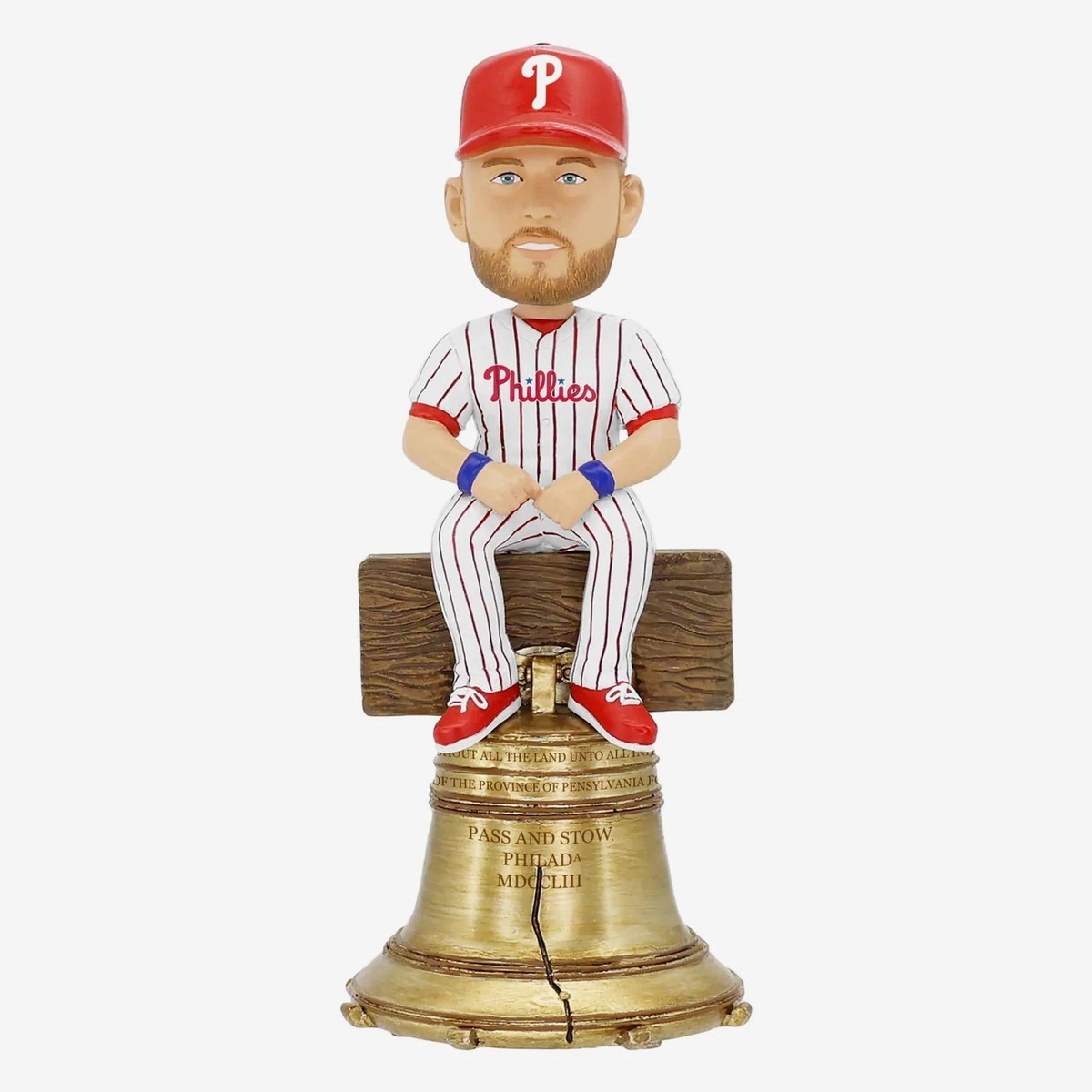 Philadelphia Phillies BOBBING HEAD フィギュア Zach Wheeler Philadelphia Phillies Ring The Bell Base