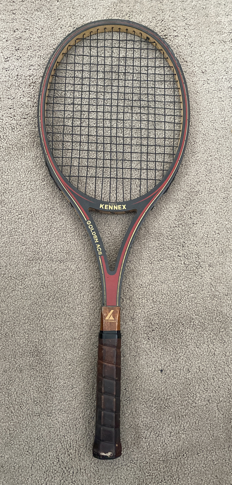 Pro Kennex Golden Ace 43/8 openthroat Vintage Wood Tennis Racquet eBay