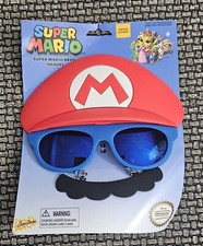 Nintendo Super Mario Bros Sunglasses Sun-Staches of the Character Mario UV400