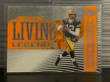 2020 Panini Illusions Aaron Rodgers Orange Living Legends LL2 Packers