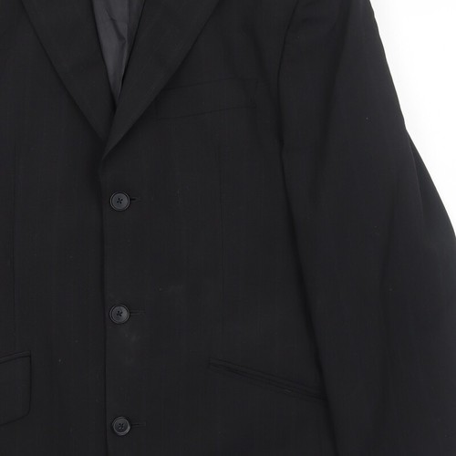 NEXT Mens Black Polyester Blend Blazer Size 40 Reg - Picture 8 of 10