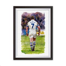 A4 Print of Rob Burrow - Leeds Rhinos Rugby Legend (No Frame)