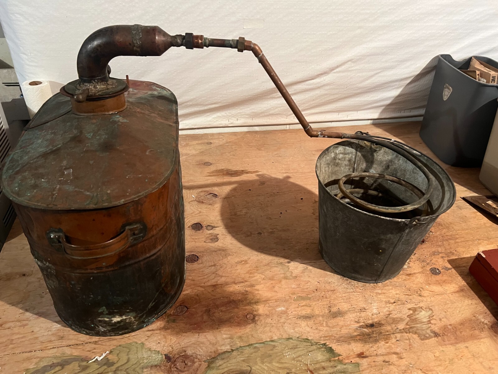 Antique Copper Brass Moonshine Still Vintage - May be 100 years old