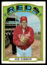 1972 Topps #382 Joe Gibbon See Scan