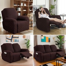 1/2/3 Seater Recliner Sofa Covers Lazy Boy Relax Armchair Cover Sofa Protector