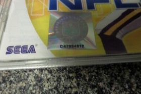 Both NFL 2K Sega Dreamcast 1999 Randy Moss Not for Resale Retail Working Tested