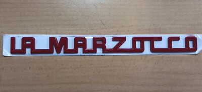 La Marzocco Linea PB Rückwand rot Logo Kunststoff Abzeichen, selbstklebend (D.2.007)
