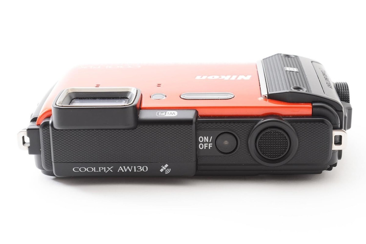 166 Nikon COOLPIX AW130 オレンジ Amazon.com : Nikon Coolpix AW130 16MP Waterproof Shockproof