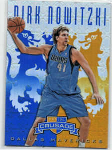 2012-13 Panini Crusade Insert Blue Dirk Nowitzki  #277 DALLAS MAVERICKS