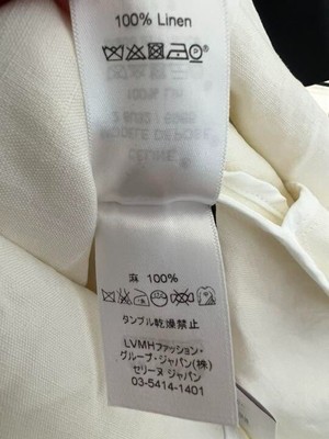 安心 保証 80s CELINE アイボリー シャツ 麻100% | maximise.mu