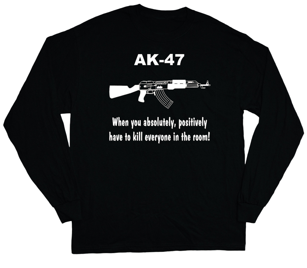Sweat à Capuche Drôle AK47 - Style 2nd Amendement, Taille Homme, Neuf Avec étiquettes Gildan