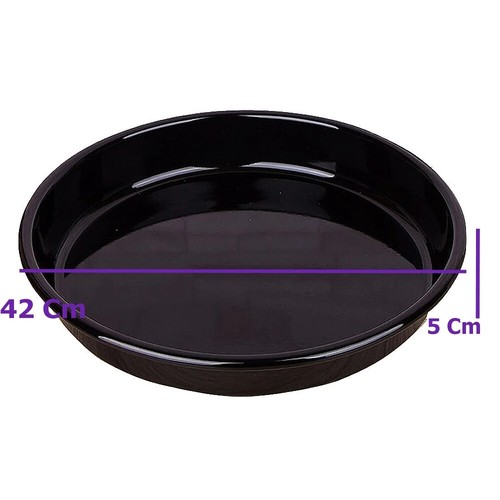 Backblech Pizzablech Backform Firin Tepsi Ø26cm-42cm H5cm Antibakteriell Emaille - Picture 12 of 12