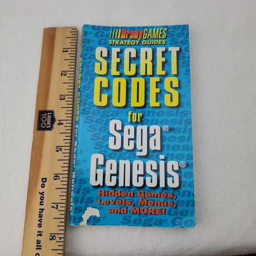 Secret Codes for Sega Genesis by Brady Games 1996, Trade Paperback - Picture 6 of 8