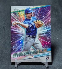Davis Schneider Chrome Stars Of MLB Rookie RC 2024 Topps Update #71 Blue Jays