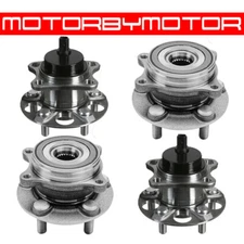 4pack Front and Rear Wheel Bearing Hubs for 2010 2011 2012-2015 Toyota Prius G14