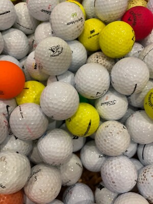 Get Lucky, 15 used Golf Balls, Assorted Brands, Multiple Colors.