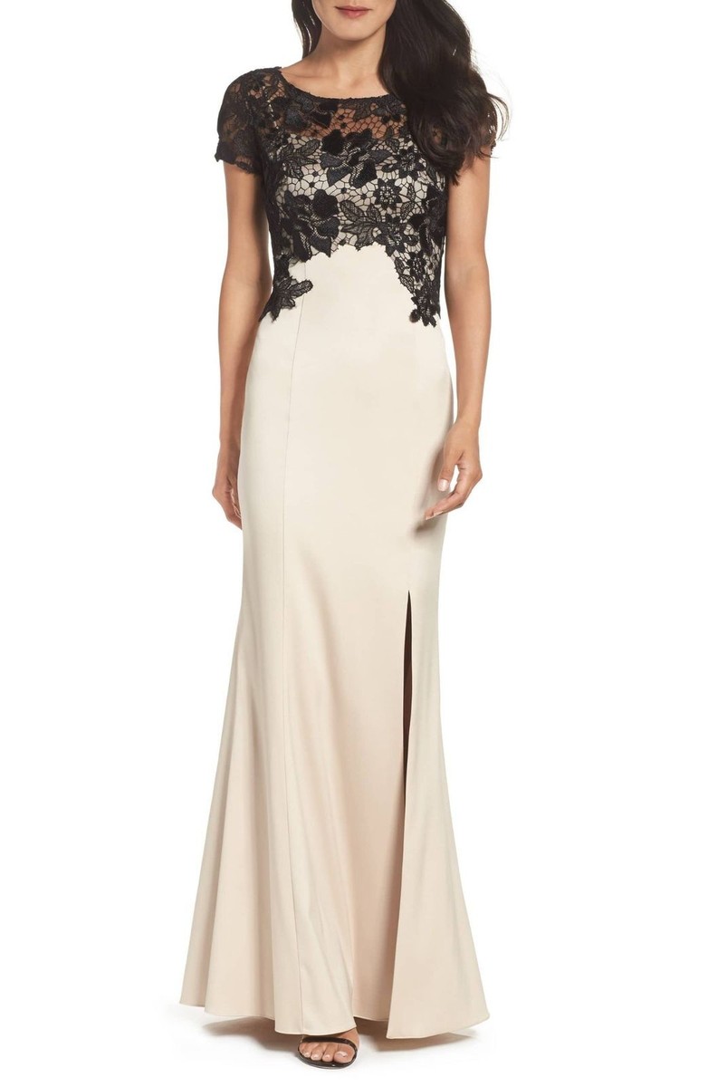 chinese dress ladies Sleeveless Blouson Mermaid Gown with Jasmine Beading in Pink Lace main image 1
