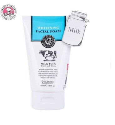 BEAUTY BUFFET SCENTIO Milk Plus Whitening Q10 Facial Foam Gentle cleansing 100ml